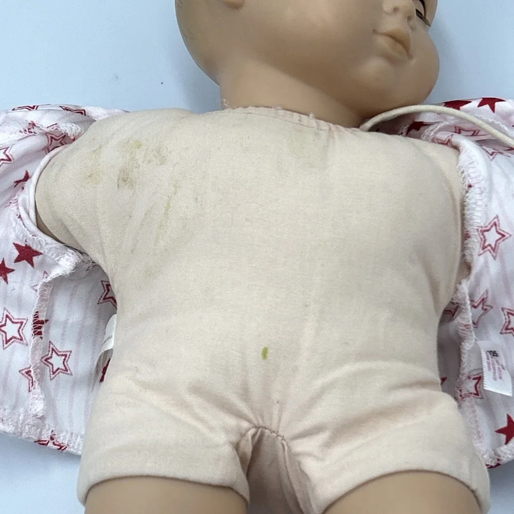 American Girl Doll Lot Bitty Baby Red Star‎ Pj's Corduroy Doll Bag Back Pack
